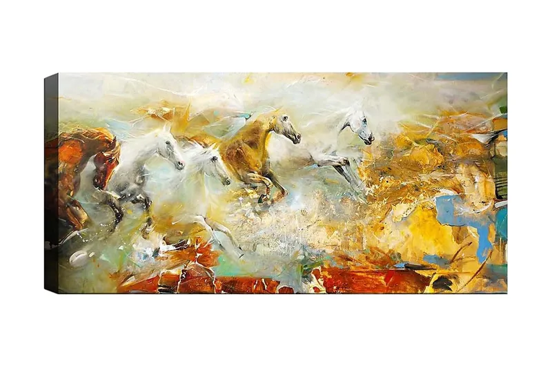 Canvastavla YTY Animals Flerfärgad, 120x50 cm