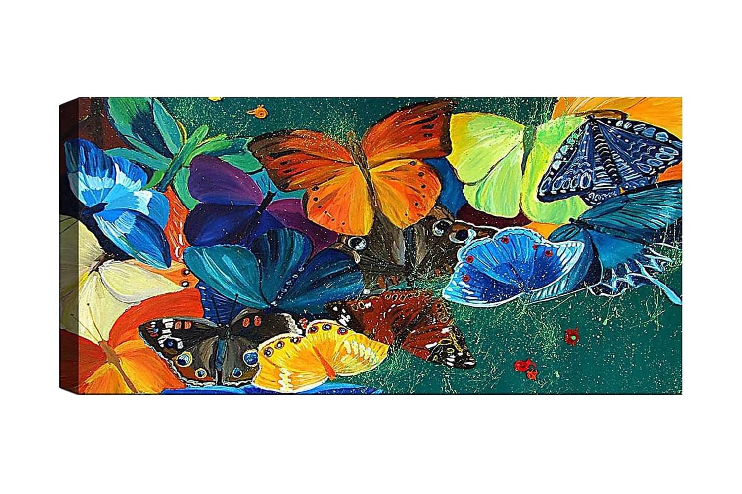 Canvastavla YTY Animals Flerfärgad - 120x50 cm