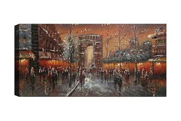 Canvastavla YTY Buildings & Cityscapes Flerfärgad - 120x50 cm - Inredning - Tavlor & posters - Canvastavla