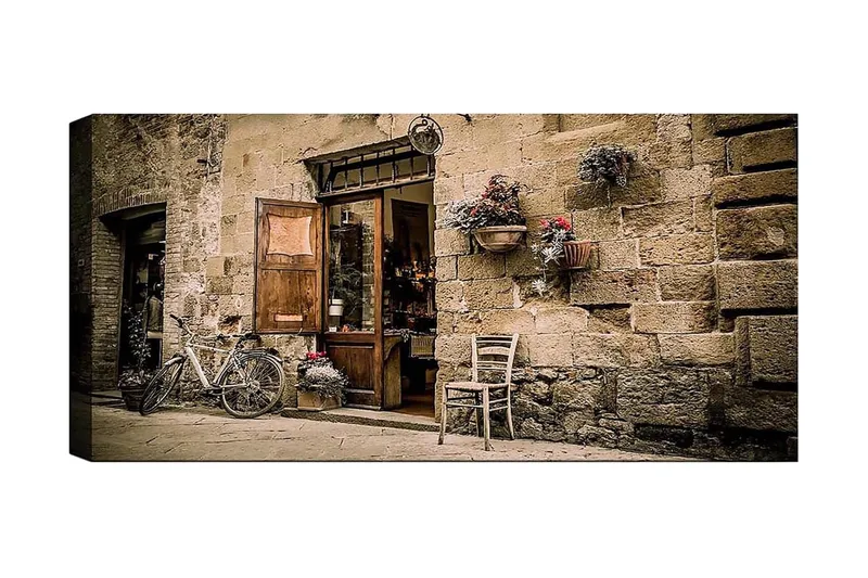 Canvastavla YTY Buildings & Cityscapes Flerfärgad - 120x50 cm - Inredning - Tavlor & posters - Canvastavla