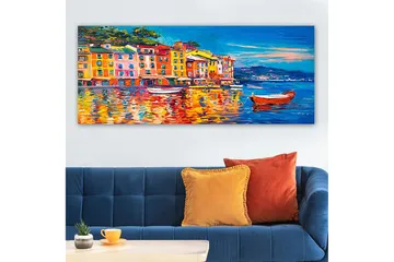 Canvastavla YTY Buildings & Cityscapes Flerfärgad - 120x50 cm - Inredning - Tavlor & posters - Canvastavla