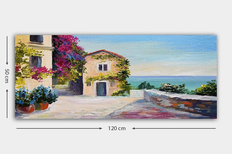 Canvastavla YTY Buildings & Cityscapes Flerfärgad - 120x50 cm - Inredning - Tavlor & posters - Canvastavla