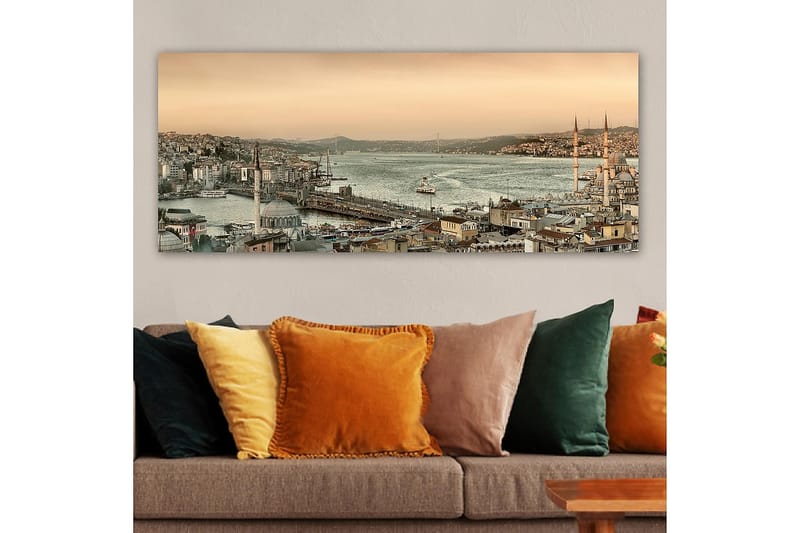 Canvastavla YTY Buildings & Cityscapes Flerfärgad - 120x50 cm - Inredning - Tavlor & posters - Canvastavla