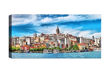 Canvastavla YTY Buildings & Cityscapes Flerfärgad - 120x50 cm - Inredning - Tavlor & posters - Canvastavla