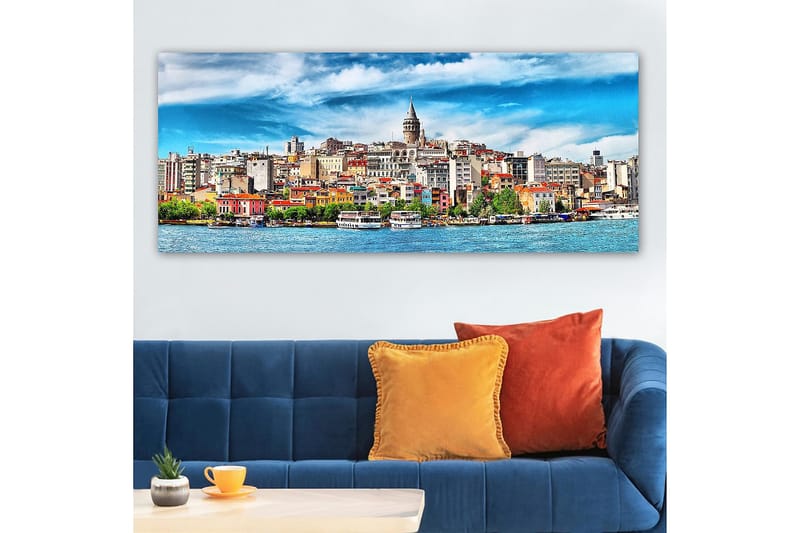 Canvastavla YTY Buildings & Cityscapes Flerfärgad - 120x50 cm - Inredning - Tavlor & posters - Canvastavla