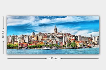 Canvastavla YTY Buildings & Cityscapes Flerfärgad - 120x50 cm - Inredning - Tavlor & posters - Canvastavla