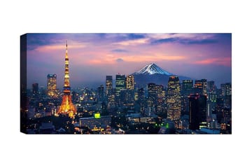 Canvastavla YTY Buildings & Cityscapes Flerfärgad - 120x50 cm - Inredning - Tavlor & posters - Canvastavla