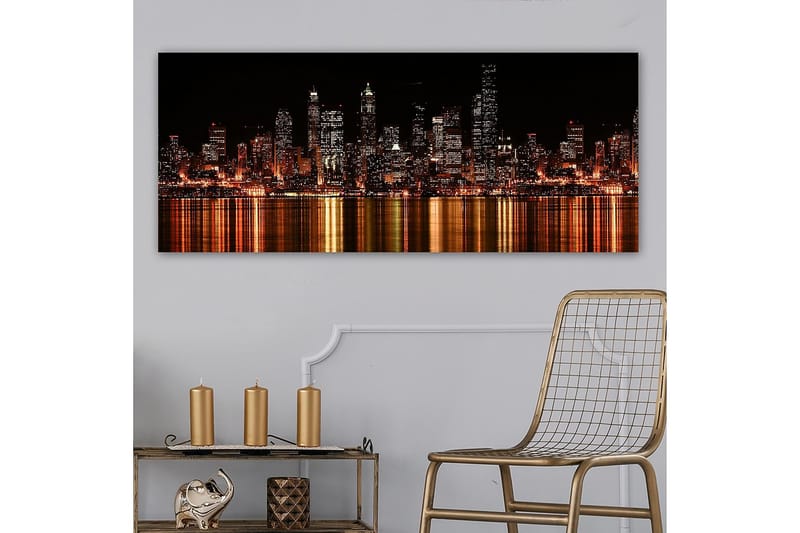 Canvastavla YTY Buildings & Cityscapes Flerfärgad - 120x50 cm - Inredning - Tavlor & posters - Canvastavla