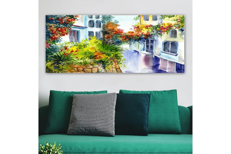 Canvastavla YTY Buildings & Cityscapes Flerfärgad - 120x50 cm - Inredning - Tavlor & posters - Canvastavla