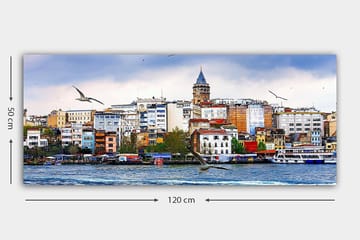 Canvastavla YTY Buildings & Cityscapes Flerfärgad - 120x50 cm - Inredning - Tavlor & posters - Canvastavla
