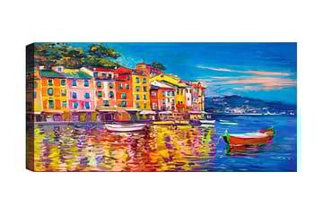 Canvastavla YTY Buildings & Cityscapes Flerfärgad - 120x50 cm - Inredning - Tavlor & posters - Canvastavla