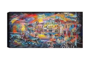 Canvastavla YTY Buildings & Cityscapes Flerfärgad - 120x50 cm - Inredning - Tavlor & posters - Canvastavla