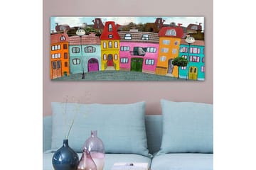 Canvastavla YTY Buildings & Cityscapes Flerfärgad - 120x50 cm - Inredning - Tavlor & posters - Canvastavla