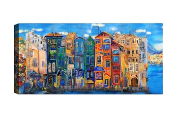 Canvastavla YTY Buildings & Cityscapes Flerfärgad - 120x50 cm - Inredning - Tavlor & posters - Canvastavla