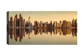 Canvastavla YTY Buildings & Cityscapes Flerfärgad - 120x50 cm - Inredning - Tavlor & posters - Canvastavla