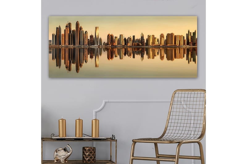 Canvastavla YTY Buildings & Cityscapes Flerfärgad - 120x50 cm - Inredning - Tavlor & posters - Canvastavla