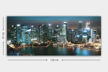 Canvastavla YTY Buildings & Cityscapes Flerfärgad - 120x50 cm - Inredning - Tavlor & posters - Canvastavla
