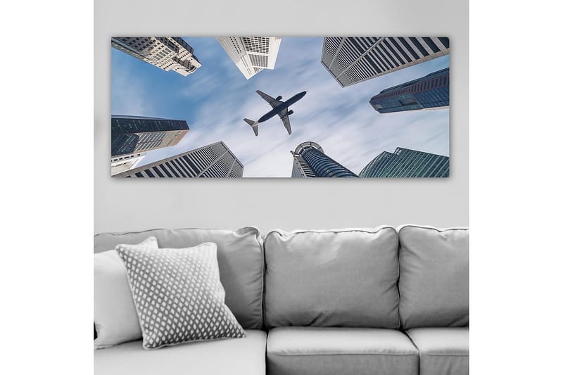 Canvastavla YTY Buildings & Cityscapes Flerfärgad - 120x50 cm - Inredning - Tavlor & posters - Canvastavla