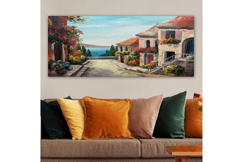 Canvastavla YTY Buildings & Cityscapes Flerfärgad - 120x50 cm - Inredning - Tavlor & posters - Canvastavla