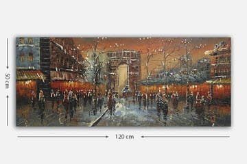 Canvastavla YTY Buildings & Cityscapes Flerfärgad - 120x50 cm - Inredning - Tavlor & posters - Canvastavla