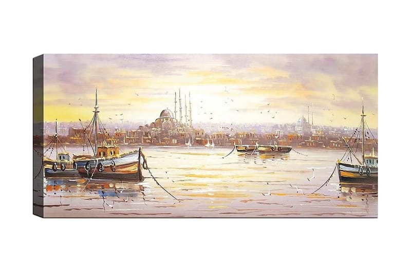 Canvastavla YTY Buildings & Cityscapes Flerfärgad - 120x50 cm - Inredning - Tavlor & posters - Canvastavla