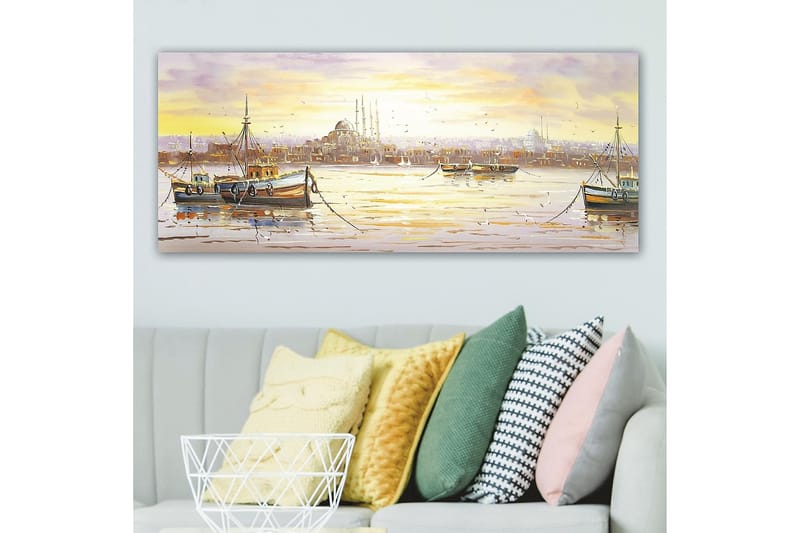 Canvastavla YTY Buildings & Cityscapes Flerfärgad - 120x50 cm - Inredning - Tavlor & posters - Canvastavla