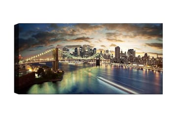 Canvastavla YTY Buildings & Cityscapes Flerfärgad - 120x50 cm - Inredning - Tavlor & posters - Canvastavla