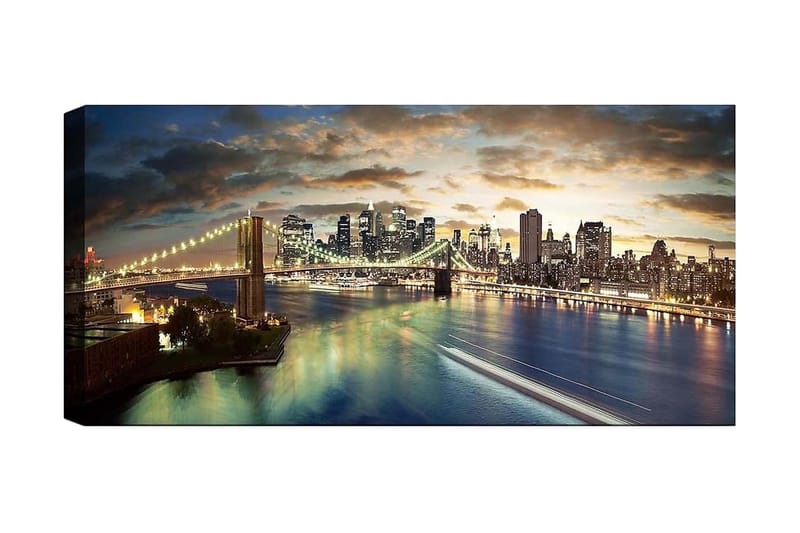 Canvastavla YTY Buildings & Cityscapes Flerfärgad - 120x50 cm - Inredning - Tavlor & posters - Canvastavla