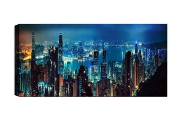 Canvastavla YTY Buildings & Cityscapes Flerfärgad - 120x50 cm - Inredning - Tavlor & posters - Canvastavla