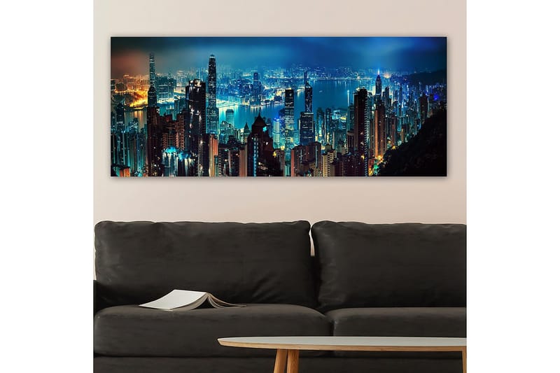 Canvastavla YTY Buildings & Cityscapes Flerfärgad - 120x50 cm - Inredning - Tavlor & posters - Canvastavla