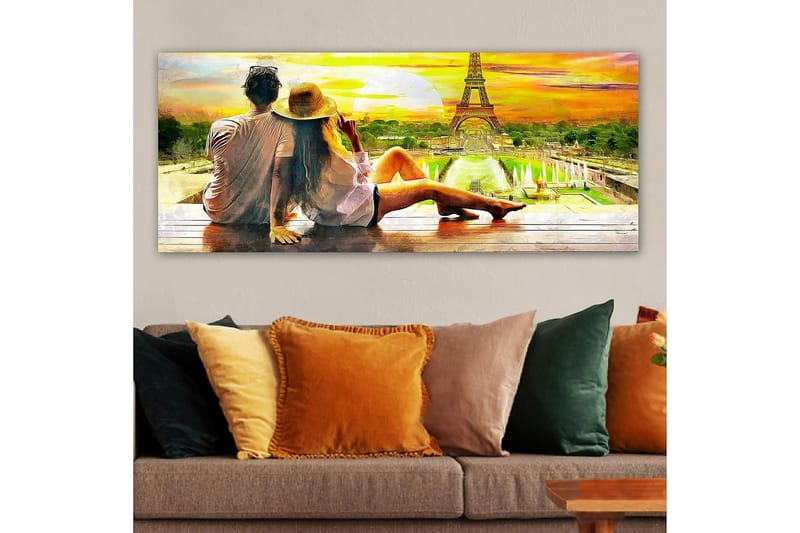 Canvastavla YTY Buildings & Cityscapes Flerfärgad - 120x50 cm - Inredning - Tavlor & posters - Canvastavla