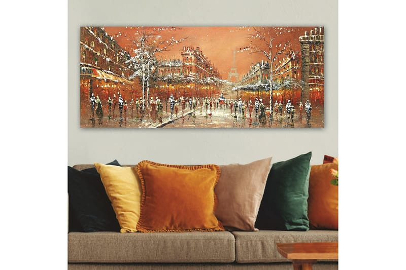 Canvastavla YTY Buildings & Cityscapes Flerfärgad - 120x50 cm - Inredning - Tavlor & posters - Canvastavla