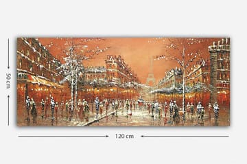 Canvastavla YTY Buildings & Cityscapes Flerfärgad - 120x50 cm - Inredning - Tavlor & posters - Canvastavla
