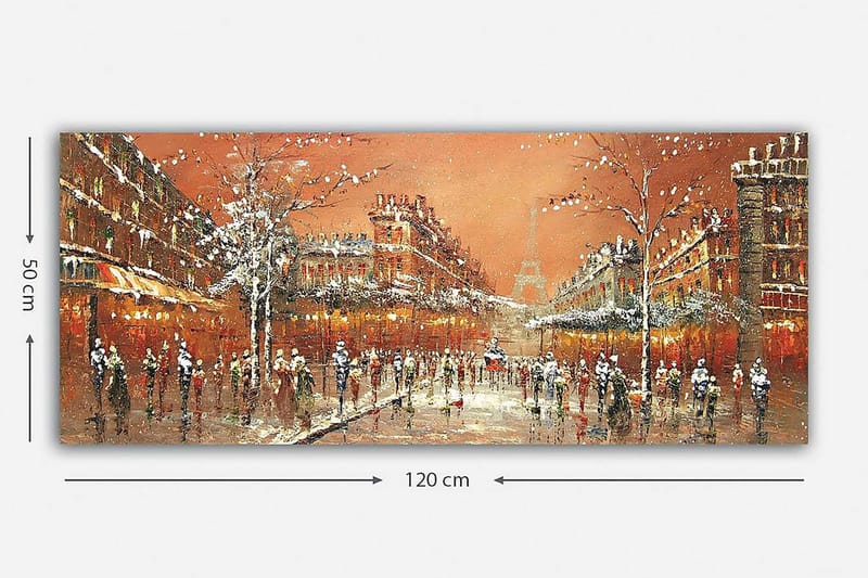 Canvastavla YTY Buildings & Cityscapes Flerfärgad - 120x50 cm - Inredning - Tavlor & posters - Canvastavla