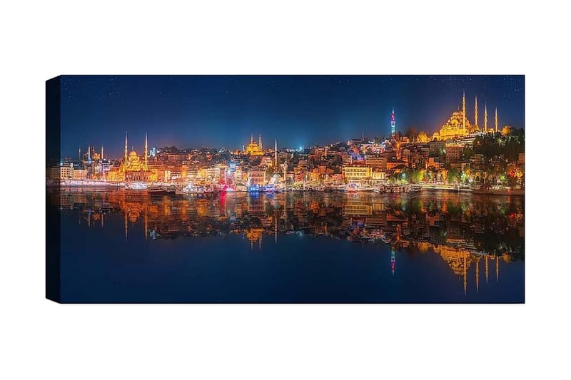 Canvastavla YTY Buildings & Cityscapes Flerfärgad - 120x50 cm - Inredning - Tavlor & posters - Canvastavla