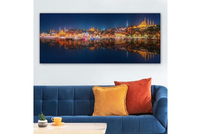 Canvastavla YTY Buildings & Cityscapes Flerfärgad - 120x50 cm - Inredning - Tavlor & posters - Canvastavla