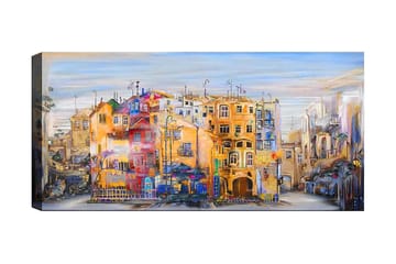 Canvastavla YTY Buildings & Cityscapes Flerfärgad - 120x50 cm - Inredning - Tavlor & posters - Canvastavla
