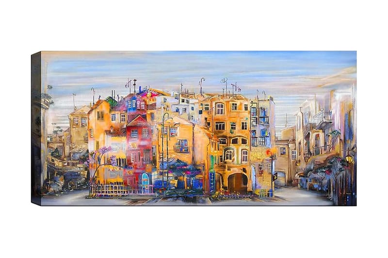 Canvastavla YTY Buildings & Cityscapes Flerfärgad - 120x50 cm - Inredning - Tavlor & posters - Canvastavla