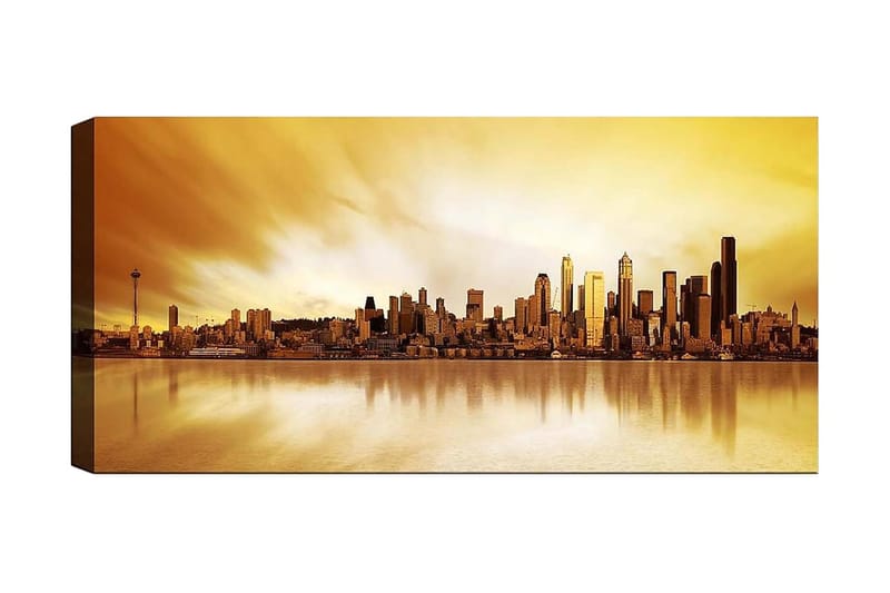 Canvastavla YTY Buildings & Cityscapes Flerfärgad - 120x50 cm - Inredning - Tavlor & posters - Canvastavla