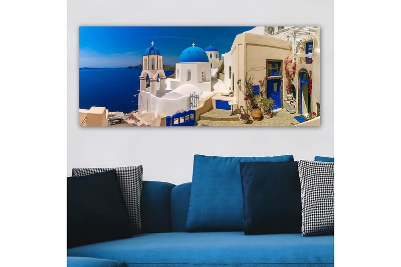 Canvastavla YTY Buildings & Cityscapes Flerfärgad - 120x50 cm - Inredning - Tavlor & posters - Canvastavla