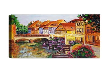 Canvastavla YTY Buildings & Cityscapes Flerfärgad - 120x50 cm - Inredning - Tavlor & posters - Canvastavla