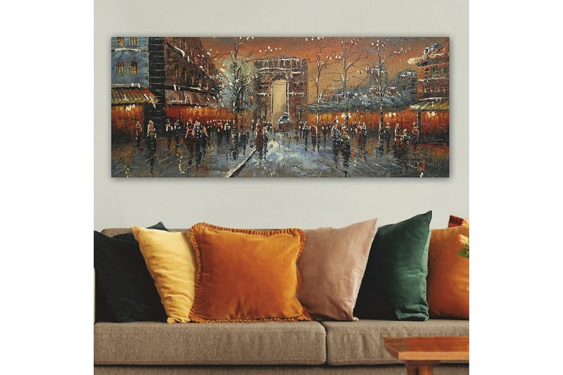 Canvastavla YTY Buildings & Cityscapes Flerfärgad - 120x50 cm - Inredning - Tavlor & posters - Canvastavla