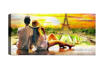 Canvastavla YTY Buildings & Cityscapes Flerfärgad - 120x50 cm - Inredning - Tavlor & posters - Canvastavla