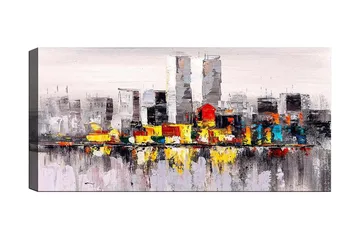 Canvastavla YTY Buildings & Cityscapes Flerfärgad - 120x50 cm - Inredning - Tavlor & posters - Canvastavla