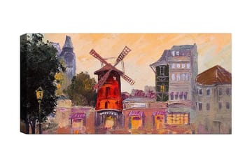 Canvastavla YTY Buildings & Cityscapes Flerfärgad - 120x50 cm - Inredning - Tavlor & posters - Canvastavla