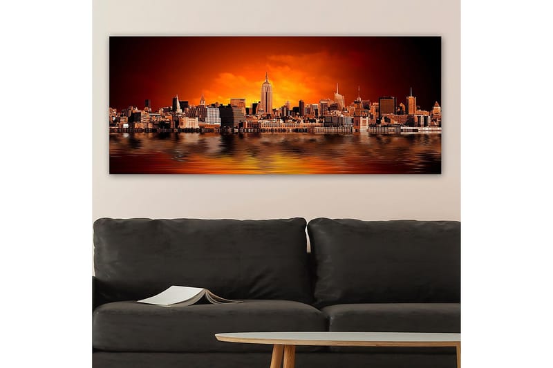 Canvastavla YTY Buildings & Cityscapes Flerfärgad - 120x50 cm - Inredning - Tavlor & posters - Canvastavla
