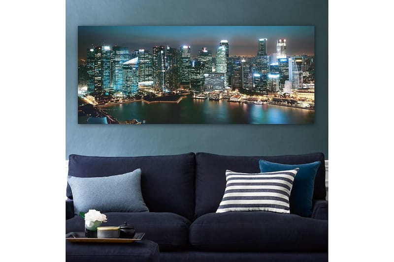 Canvastavla YTY Buildings & Cityscapes Flerfärgad - 120x50 cm - Inredning - Tavlor & posters - Canvastavla