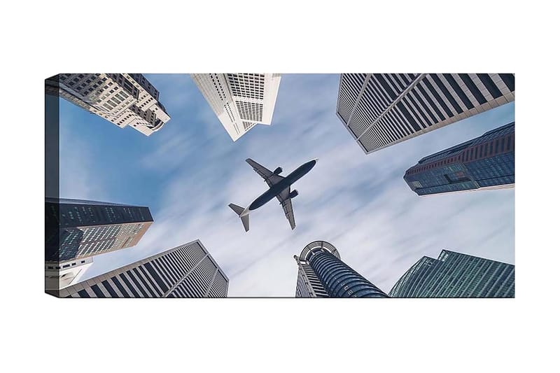 Canvastavla YTY Buildings & Cityscapes Flerfärgad, 120x50 cm