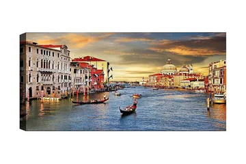 Canvastavla YTY Buildings & Cityscapes Flerfärgad - 120x50 cm - Inredning - Tavlor & posters - Canvastavla