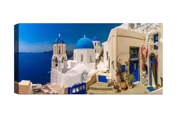 Canvastavla YTY Buildings & Cityscapes Flerfärgad - 120x50 cm - Inredning - Tavlor & posters - Canvastavla